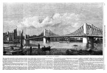 London Lambeth Bridge,prints Illustrated London News